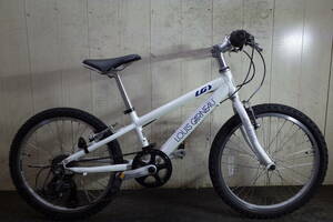 人気美品！LOUIS GARNEAU ルイガノ LGS-J20 20型 アルミ シマノ6速 本格子供用MTB WHITE