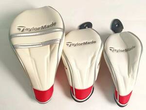 TaylorMade★ウッド用カバー★1W・3W・5W 3点セット★白赤
