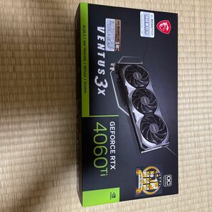 MSI GeForce RTX 4060 Ti VENTUS 3X 8G OC グラフィックスボード VD8516