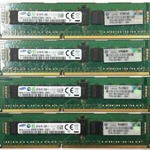 【8G×4枚組】SAMSUNG PC3-12800R 1R×4 ECC Registered 中古メモリー サーバー用 DDR3 即決 動作保証【送料無料】の画像2