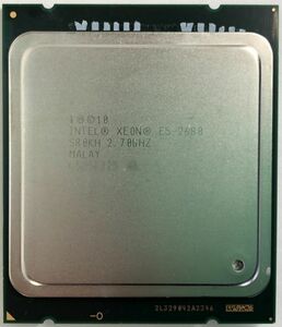 XEON E5-2680 ×1枚 Intel CPU 2.70GHz SR0KH 8コア 16スレッド ソケット FCLGA2011 サーバー用 BIOS起動確認済【中古品】【送料無料】