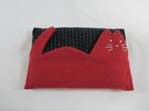  hand ... cat shape. pocket teshu inserting case 