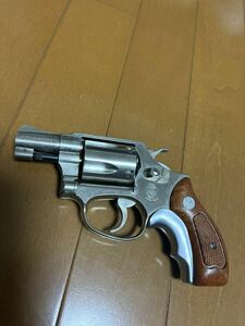 1 jpy start Smith & WESSON Smith & Wesson 38 S.&W.SPL model gun KOKUSAI photograph .. judgement please.. equipped present condition goods 