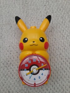 新品 ポケットモンスター ピカチュウ　おしゃべりめざましどけい　Pokmon 目覚まし時計　単4アルカリ乾電池2本別途必要 小学一年生本誌なし