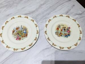 A3/11② ROYAL DOULTON BUNNYKINS ロイヤルドルトン バニキンズ ラビット 皿 食器