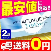 ワンデーアキュビュートゥルーアイ 30枚 2箱 コンタクトレンズ 1day 1日使い捨て ジョンソン&ジョンソン ネット_画像1