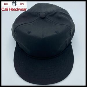 新品未使用 Cali Headwear カリヘッドウェア ナイロンキャップ 黒 ブラック