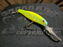 ★Megabass★LIVE-X LEVIATHAN メガバス ライブX リバイアサン SKELETON CHART 美中古品 Length 90mm Weight 1/2oz クランキングミノー_画像6