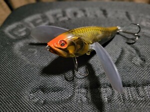 ★Megabass★i-WING FRY LBOⅡ メガバス アイウイング フライ NERO DAYTONA 美中古品 Length 66mm Weight 3/8oz 羽根物 ノイジー 伊東 由樹