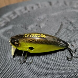 ★Megabass★O.R.C BURNING SHAD メガバス O.R.C バーニングシャッド B.B.C(BLACK BACK CHART) 美中古品 Length 58.0mm Weight 3/8oz の画像4