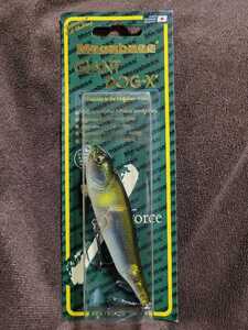 ★Megabass★GIANT DOG-X メガバス ジャイアント ドッグX NC SABI AYU 新品未開封品 Length 98.0mm Weight 1/2oz ペンシルベイト 伊東 由樹