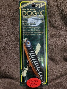 ★Megabass★New DOG-X(SPEED SLIDE) メガバス ニュー ドッグX スピードスライド BLACK BONE(SP-C) 新品 Length 87.0mm Weight 3/8oz 