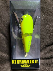 ★deps★NZ CRAWLER Jr. デプス NZクローラー ジュニア #01 レインフロッグ 新品 Length 96mm Weight 1oz フラットワイドクローラー