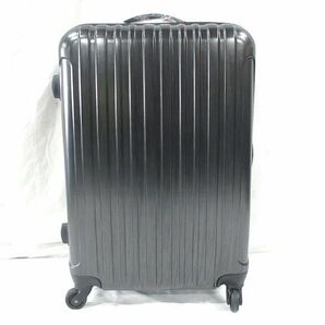 送料300円(税込)■fm415■キャリーケース 24インチ ブラック 日本製 14300円相当【シンオク】の画像2