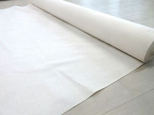 送料300円(税込)■bx329■生地 ロール(幅約118cm) アイボリー【シンオク】