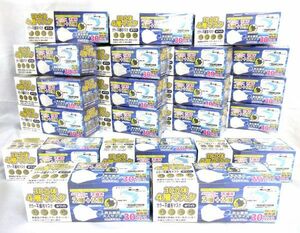 送料300円(税込)■po426■3D立体4層マスク ホワイト 30枚入(個包装) 20点(600枚)【シンオク】