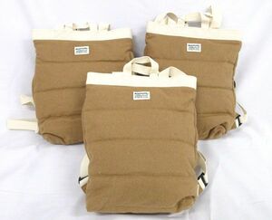 送料300円(税込)■yk469■レディース ROOTOTE ルートート 2WAYリュックサック キャメル 3点【シンオク】