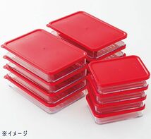 送料300円(税込)■qk005■ビバライズ ビバ フラットフラット 密閉保存容器 12個セット 12760円相当【シンオク】_画像7