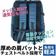 送料300円(税込)■po197■ユニセックス コンバース スクエア型リュック(71-17) グレー【シンオク】_画像3