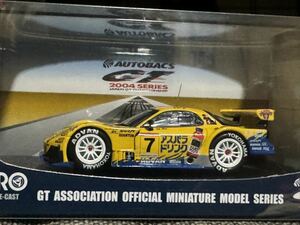 エブロ 1/43 雨宮 アスパラドリンク RX7 #7 JGTC 2004