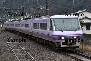 【鉄道写真】JR西日本 381系 スーパーやくも色 特急やくも 5号　＠美袋　L版　(商品番号041)