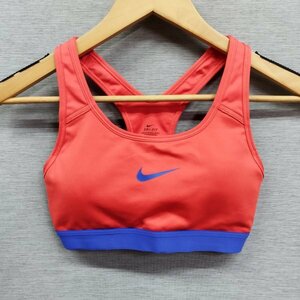 C437 NIKE ナイキ ウィメンズ ナイキプロ アップデー テッド CL パッド ブラ スポーツ トレーニング ジム レッド サイズ S