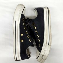 C531 CONVERSE コンバース ローカット スニーカー シューズ オールスター キャンバス 定番 レディース ブラック サイズ 24_画像3