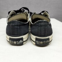 C531 CONVERSE コンバース ローカット スニーカー シューズ オールスター キャンバス 定番 レディース ブラック サイズ 24_画像4