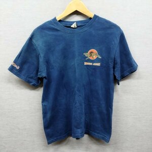 C585 ETERNAL エターナル 備中倉敷工房 indigo japan 藍染 Tシャツ 半袖 カットソー 鶴 骸骨 江戸 プリント コットン メンズ インディゴ