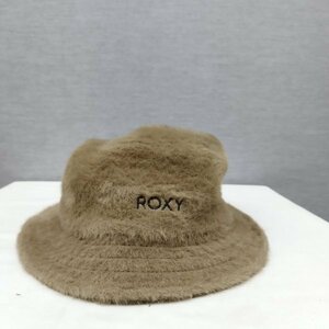 C547 Roxy Hat Shagest Shaggy Materal Material Bucte Hat Hat Hat Fake Fake Sports Ladies Brown