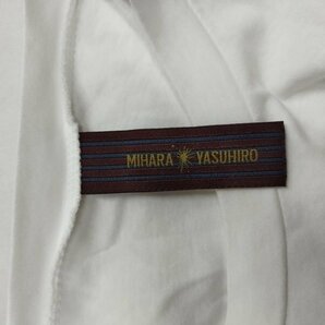 Z635 MIHARA YASUHIRO ミハラヤスヒロ カットソー ワンピース チュニック フィッシュテール ホワイト Tシャツ レディース サイズ 36の画像7
