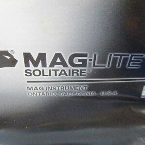 MAGLITE SOLITAIRE(ブルー)(ケース付)(乾電池無)(単4電池1個必要)(汚れ有) 型番不明の画像2