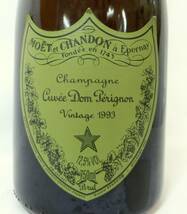 1000円スタート 酒 Champagne Dom Perignon vintage 1993年 750ml 12.5％ シャンパーニュ ドンペリ 果実酒 未開栓 1 △△お酒⑱554_画像6