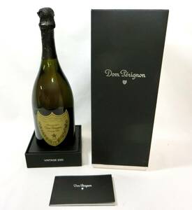 1000円スタート 酒 Champagne Dom Perignon vintage 2000年 750ml 12.5％ シャンパーニュ ドンペリ 果実酒 未開栓 箱付 WHO 酒B521