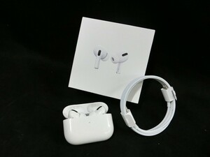 1000円スタート ワイヤレスイヤホン Apple Air Pods Pro A2083/2084/2190 通電音出し確認済 箱付き アップル エアポッズプロ TUJ EEE30