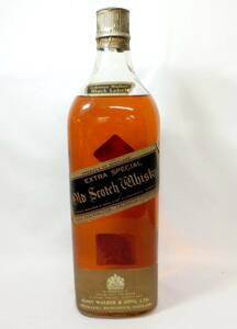 1000円スタート 酒 OLD SCOTCH WHISKY JOHNNY WALKER BLACK LABEL EXTRA SPECIAL 3770ml 43％ ジョニーウォーカー 未開栓 3 酒D517