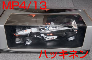 送料込 TE別注 1/18 WEST マクラーレン メルセデス MP4/13 ハッキネン 1998 McLaren MERCEDES