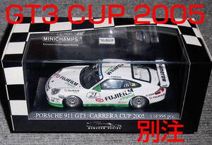 別注 1/43 FUJIFILM ポルシェ 911 GT3 カレラ カップ 21号車 2005 (996) PORSCHE CARRERA CUP