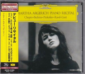 ★CD DG デビュー・リサイタル(ショパン・ブラームス・リスト・ラヴェル他)*マルタ・アルゲリッチ(Martha Argerich)/高音質UHQCD仕様