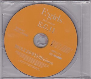 ★CD E.G.11 *E-girls 非売品・SAMPLE盤 白盤サンプル 未開封