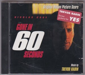 ★CD Gone In 60 Seconds 60セカンズ オリジナルサウンドトラック.サントラ *トレバー・ラビン/独盤