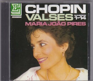 ★CD ERATO ショパン:ワルツ集 *マリア・ジョアン・ピリス(Maria Joao Pires)/1984年録音