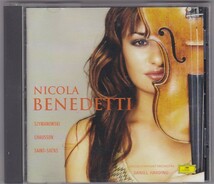 ★CD DG ニコラ・ベネデッティ デビュー Nicola Benedetti ヴァイオリン協奏曲.タイスの瞑想曲.ハバネラ 作品83_画像1