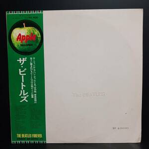 LPレコード 国内盤 帯付 ビートルズ THE BEATLES ホワイトアルバム 2枚組 Apple RECORDS 管理番号YH-144