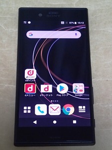 〈 docomo スマートフォン XPERIA XZs SO-03J B 〉