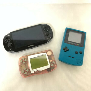 【ジャンク・現状品】GAMEBOY　ゲームボーイ/　PS VITA　PSヴィータ/　ワンダスワン　まとめセット(M0326-1)