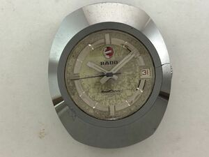 ジャンク ラドー RADO 腕時計 自動巻き ダイアスター デイト DIASTAR 稼働 カットガラス cal.as1858 金機械 メンズ 機械式