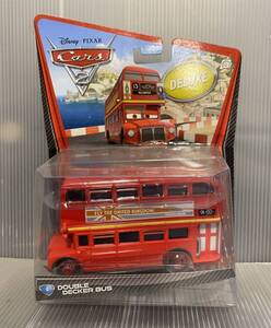 激レア！カーズ CARS マテル MATTEL DOUBLE DECKER BUS ダブルデッカーバス　DELUXE デラックス　ミニカー