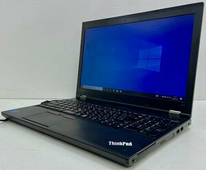 LC2416S 【動作品】Lenovo ThinkPad L570 CPU:Intel(R) Celeron(R)cpu 3955U CPU@2.00GHz HDD:500GB メモリ:4GB N