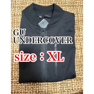 送料無料・新品　GU × UNDERCOVER リブブルゾン XL ブラック　ジーユー アンダーカバー black 高橋盾 ジョニオ jonio jun takahashi